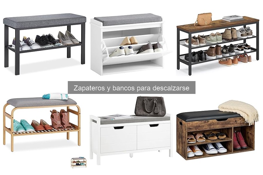 Dónde comprar zapateros y bancos para descalzarse
