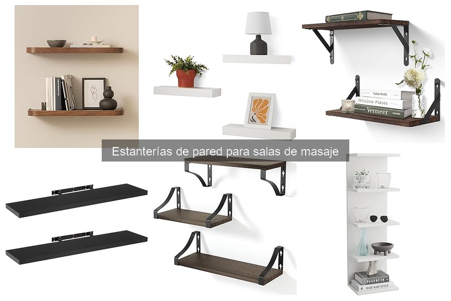 Errores comunes al elegir estanterías de pared para salas de masaje