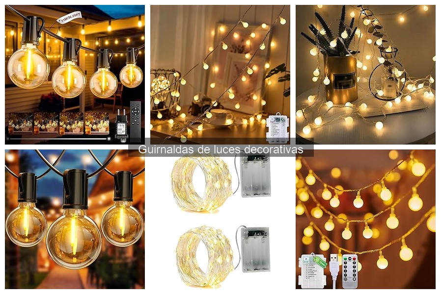 Errores comunes al elegir guirnaldas de luces decorativas