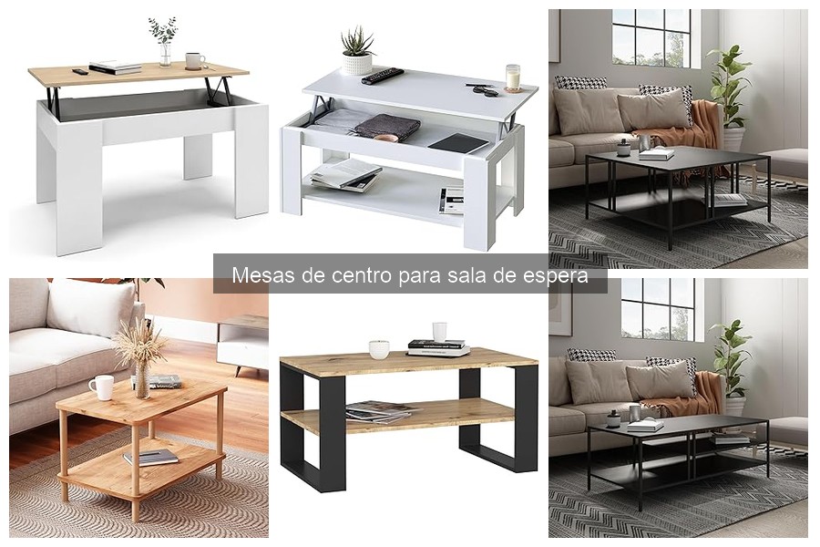 Estilos de Mesas de Centro para Salas de Espera en Tendencia
