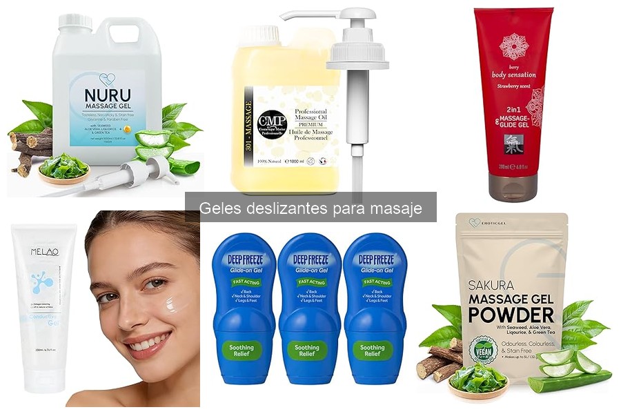 Geles deslizantes para masaje: ¿cuánto deberías gastar?