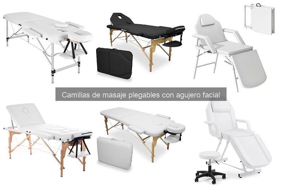 Guía de compra: Camillas de masaje plegables con agujero facial