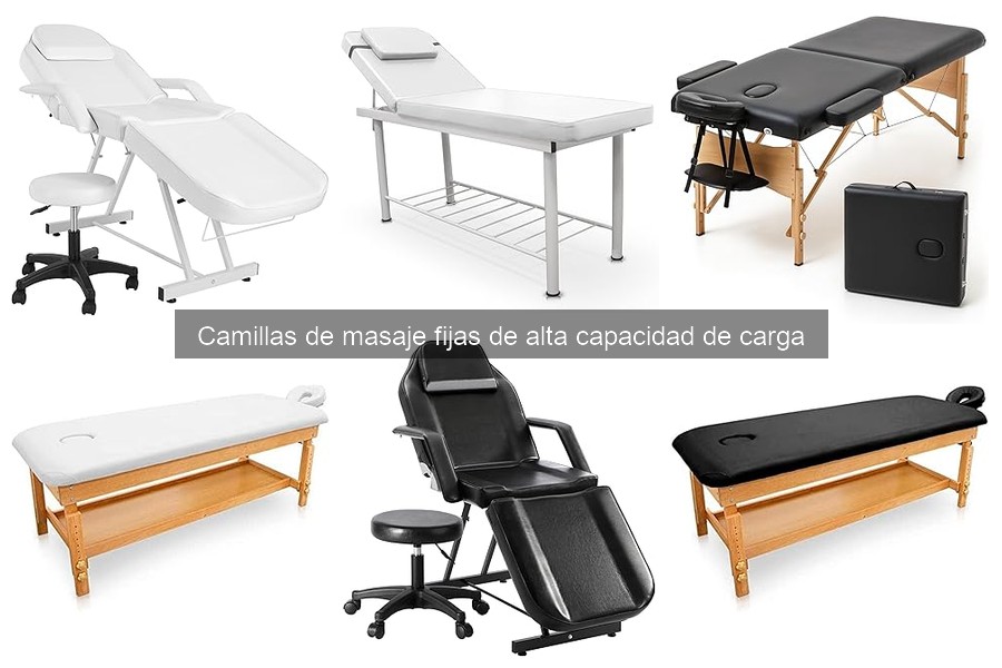 Guía de compra de camillas de masaje fijas de alta capacidad