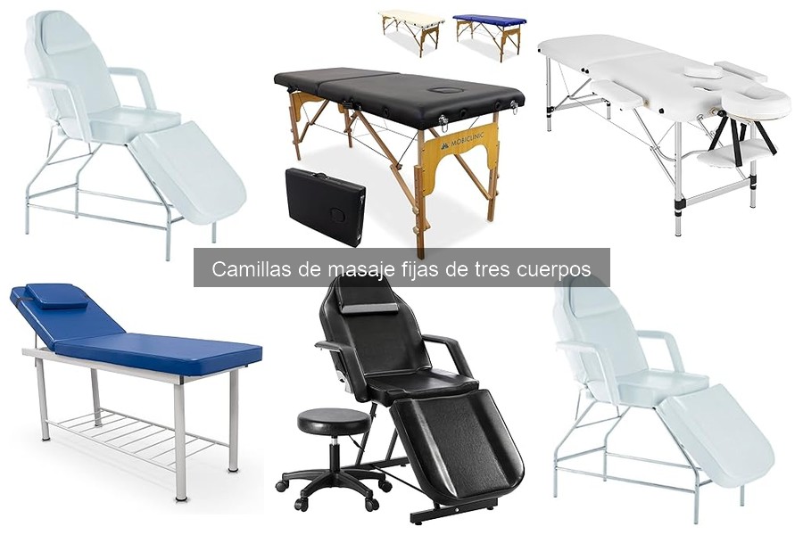 Guía de compra de camillas de masaje fijas de tres cuerpos