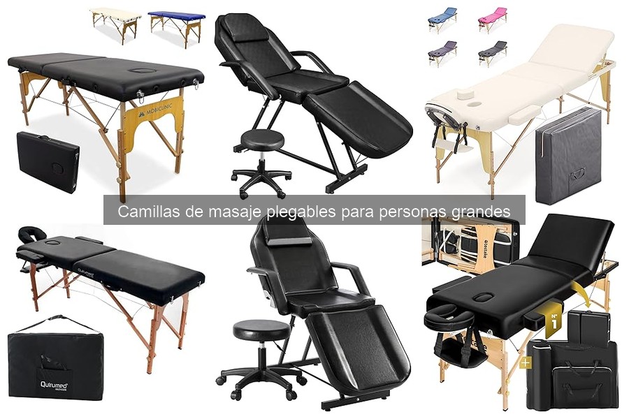 Guía para Comprar Camillas de Masaje Plegables para Personas Grandes