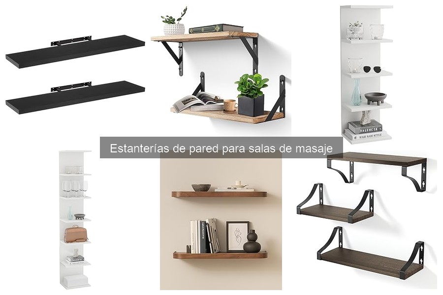 Guía para Instalar Estanterías de Pared en Salas de Masaje