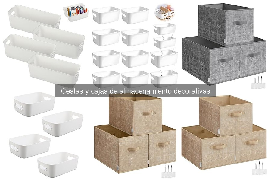 Ideas Creativas para Decorar con Cestas y Cajas de Almacenamiento