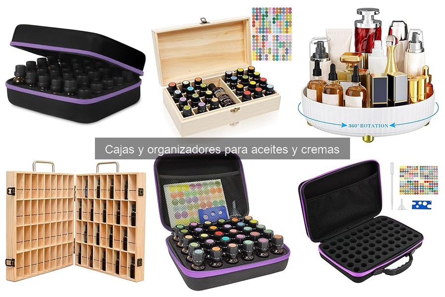Ideas creativas para personalizar cajas y organizadores de aceites