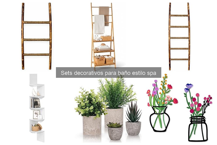 Ideas para Combinar Sets Decorativos de Baño Estilo Spa