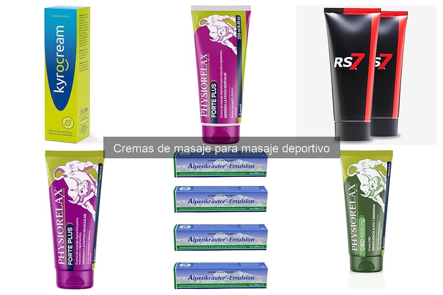 Ingredientes Clave en Cremas de Masaje Deportivo y Sus Beneficios