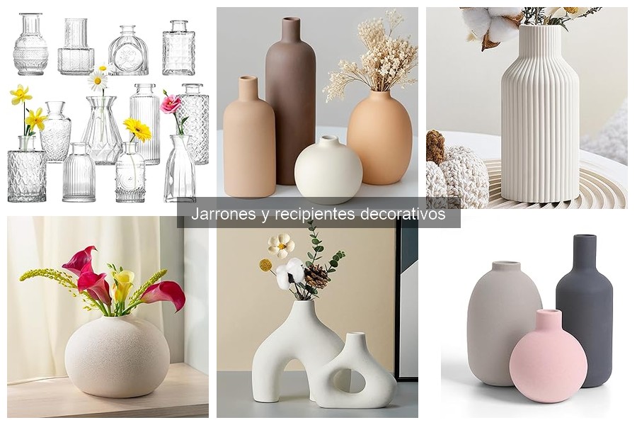 Jarrones decorativos estilo spa para tu hogar