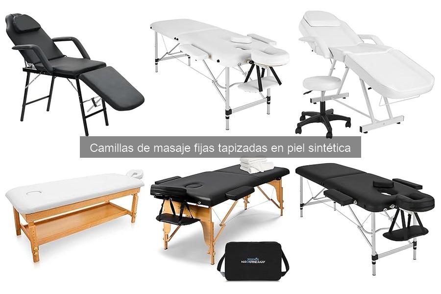 Mantenimiento de Camillas de Masaje Fijas de Piel Sintética