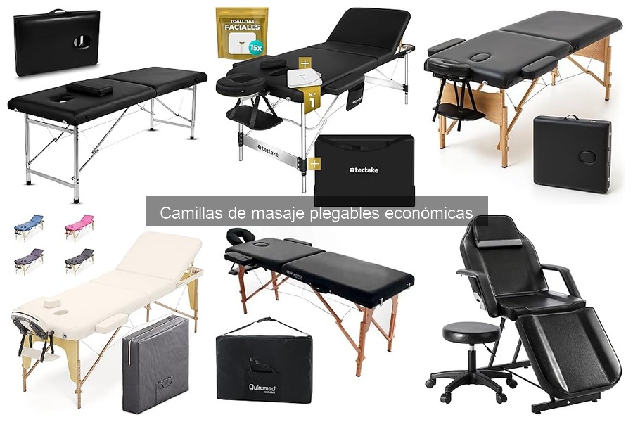 Mantenimiento de camillas de masaje plegables económicas