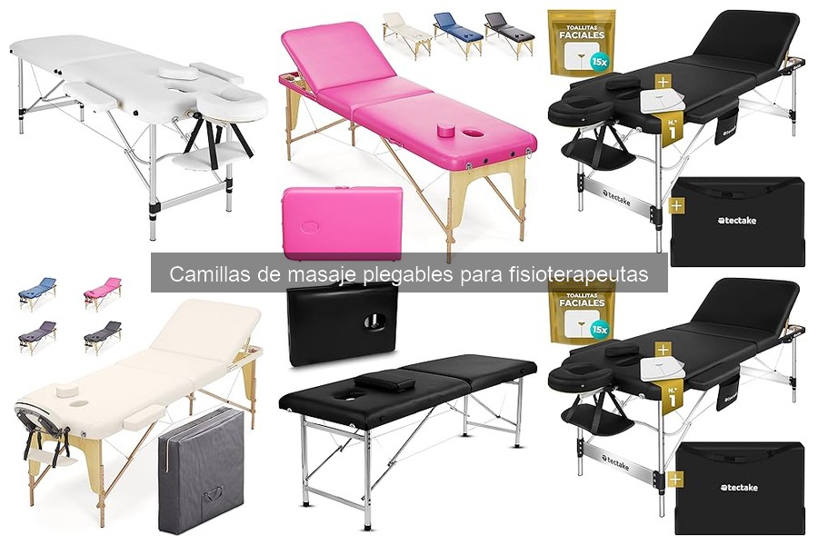 Mantenimiento y limpieza de camillas de masaje plegables