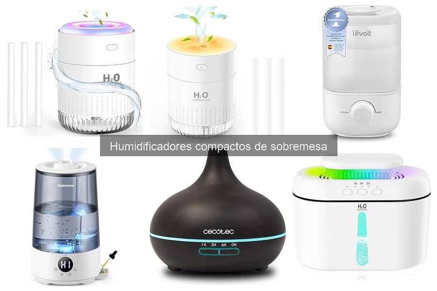 Mantenimiento y limpieza de humidificadores compactos