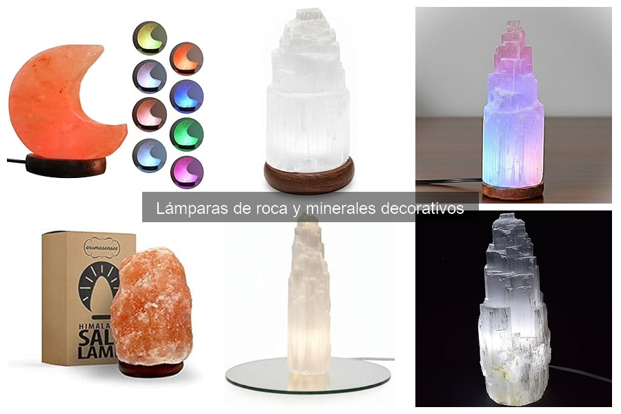 Mantenimiento y limpieza de lámparas de roca decorativas