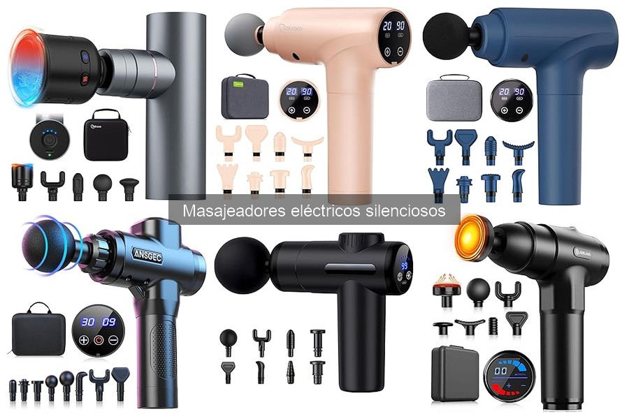** Masajeadores eléctricos silenciosos en terapia física: guía