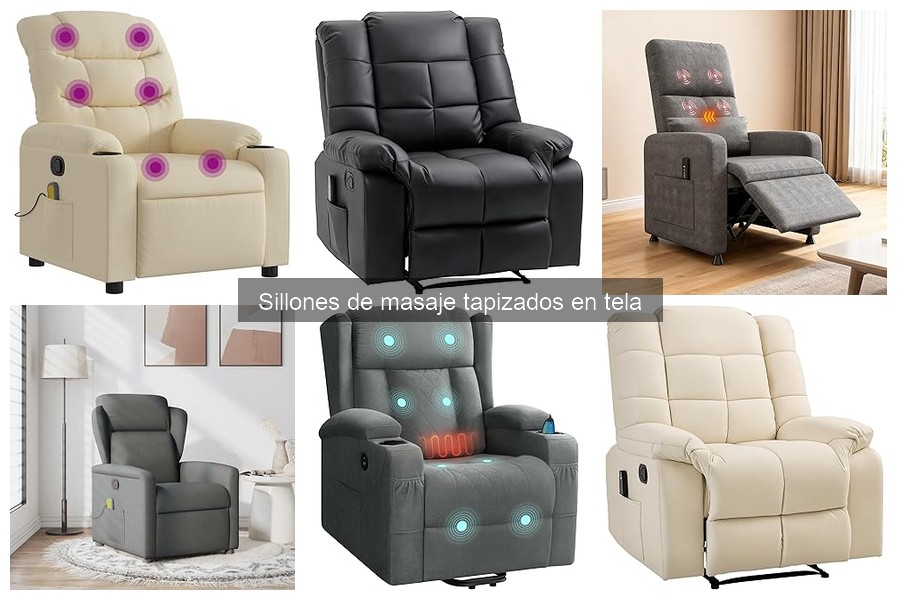Mejor sillón de masaje tapizado en tela para aliviar el estrés