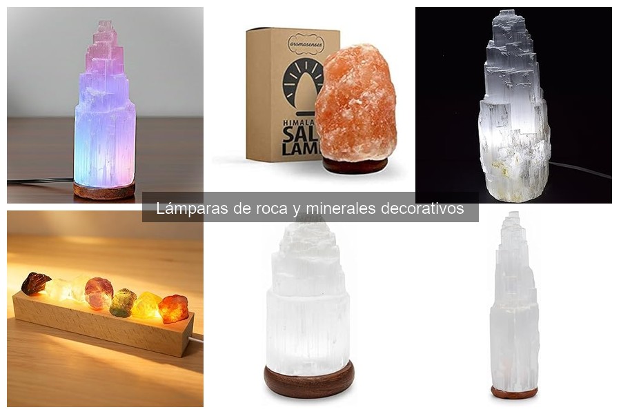 Mejora tu hogar: Beneficios de las lámparas de roca decorativas