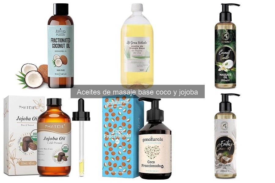 Mejores aceites de masaje de coco y jojoba para piel sensible