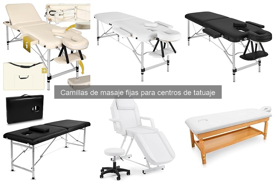 Mejores camillas de masaje fijas para centros de tatuaje 2023