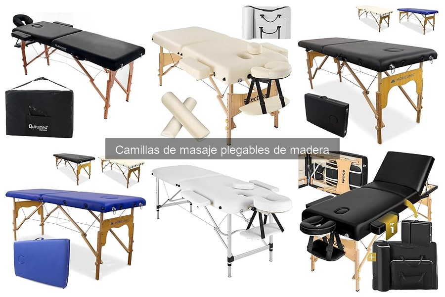 Mejores camillas de masaje plegables de madera en 2023