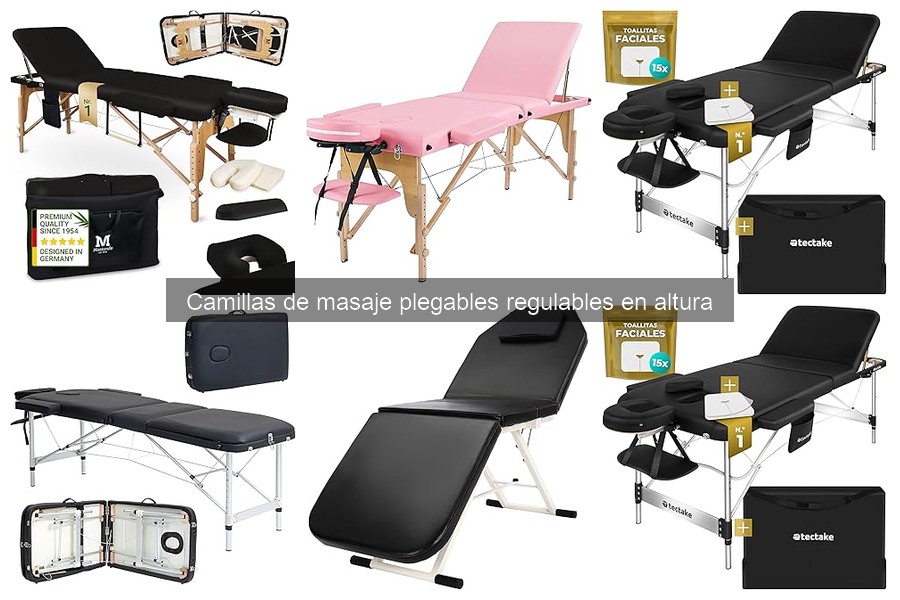 Mejores Camillas de Masaje Plegables para Profesionales