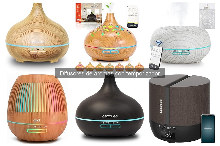 Mejores difusores de aromas con temporizador para el hogar