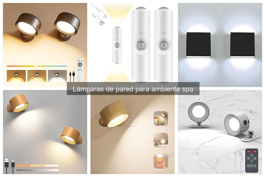 Mejores lámparas de pared para ambiente spa al mejor precio