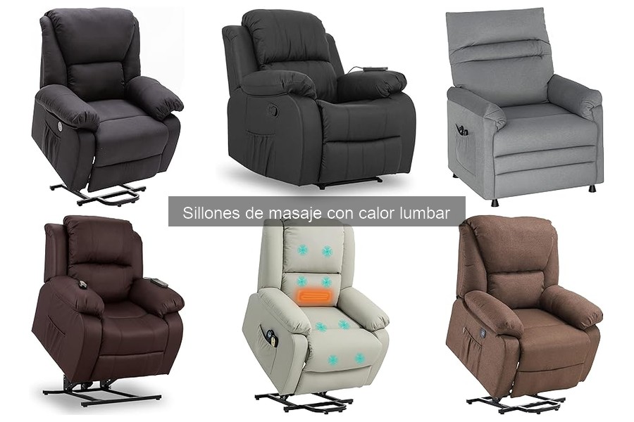 Mejores lugares para comprar sillones de masaje con calor lumbar