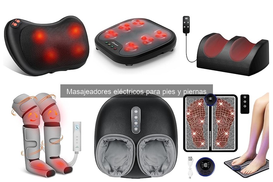 Mejores masajeadores eléctricos para pies y piernas según usuarios