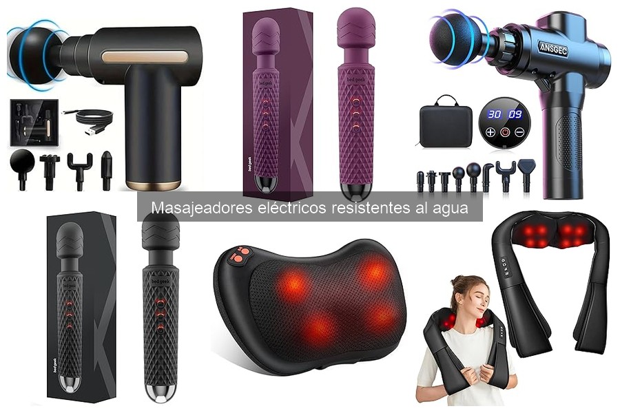 Mejores masajeadores eléctricos resistentes al agua para casa