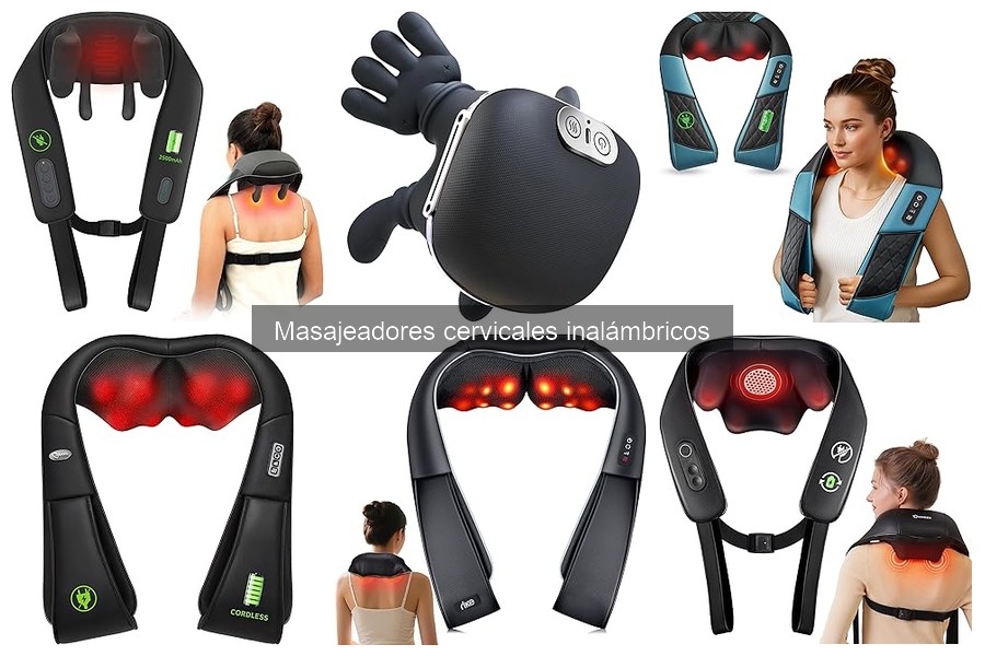 Mejores ofertas y precios de masajeadores cervicales inalámbricos