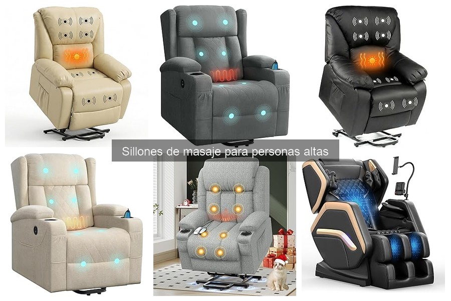 Mejores sillones de masaje para personas altas en 2023