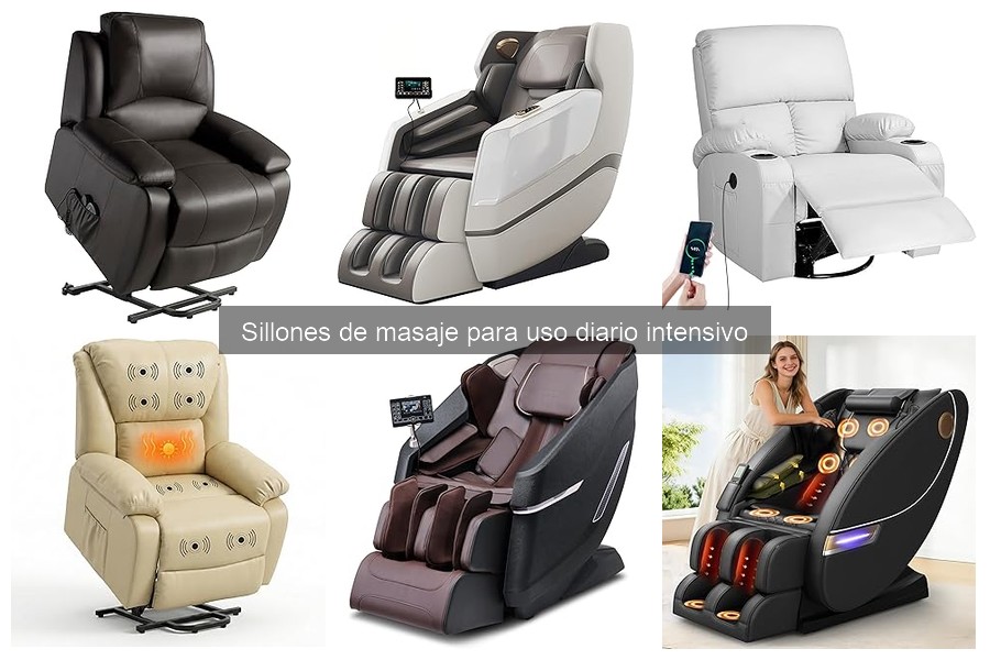 Mejores sillones de masaje para uso diario intensivo