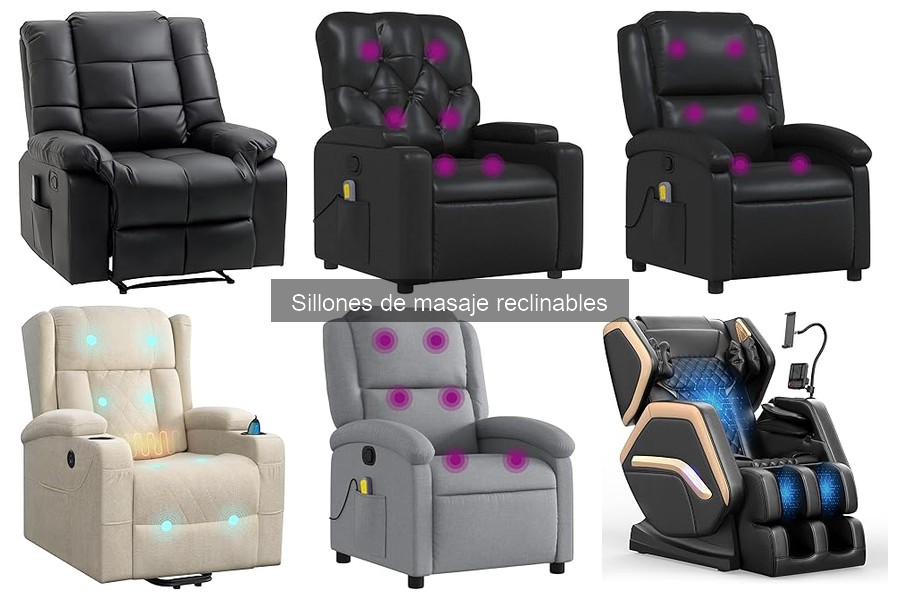 Mejores sillones de masaje reclinables para aliviar el estrés