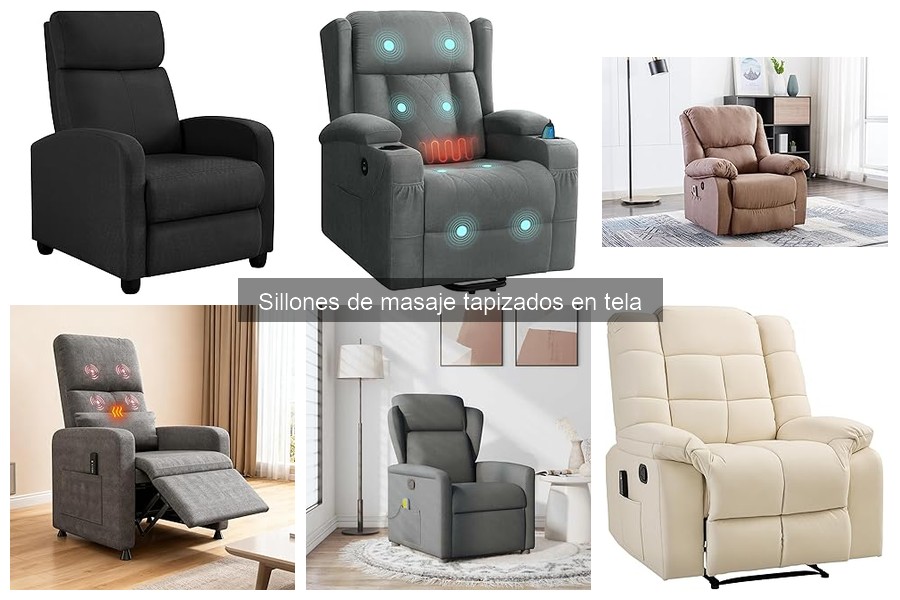 Mejores sillones de masaje tapizados en tela para profesionales
