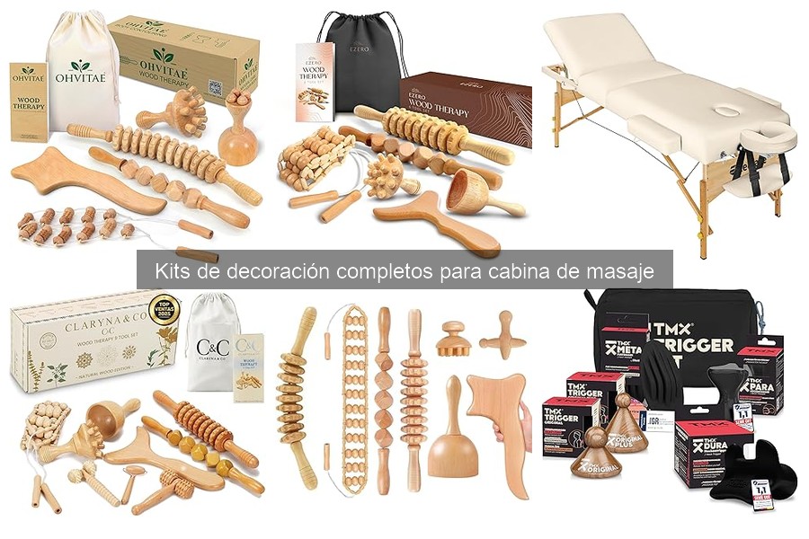 Mejores sitios para comprar kits de decoración para cabinas de masaje