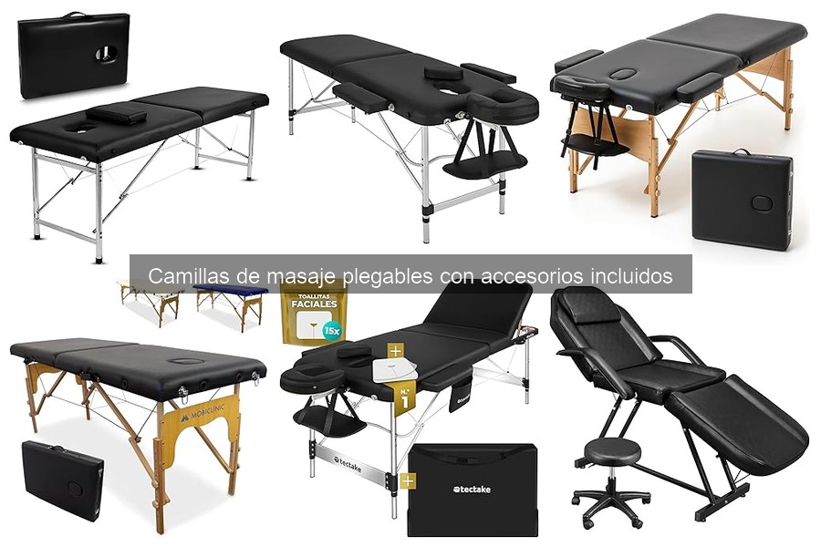Ofertas imperdibles en camillas de masaje plegables