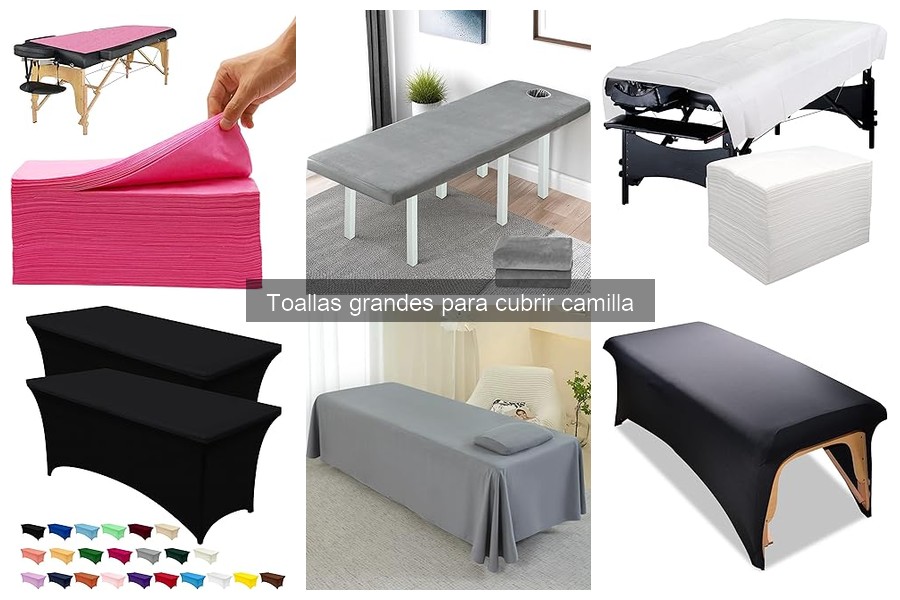 Opiniones de usuarios sobre toallas grandes para camillas