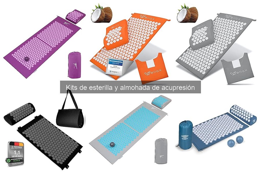 Opiniones reales sobre kits de esterilla y almohada de acupresión