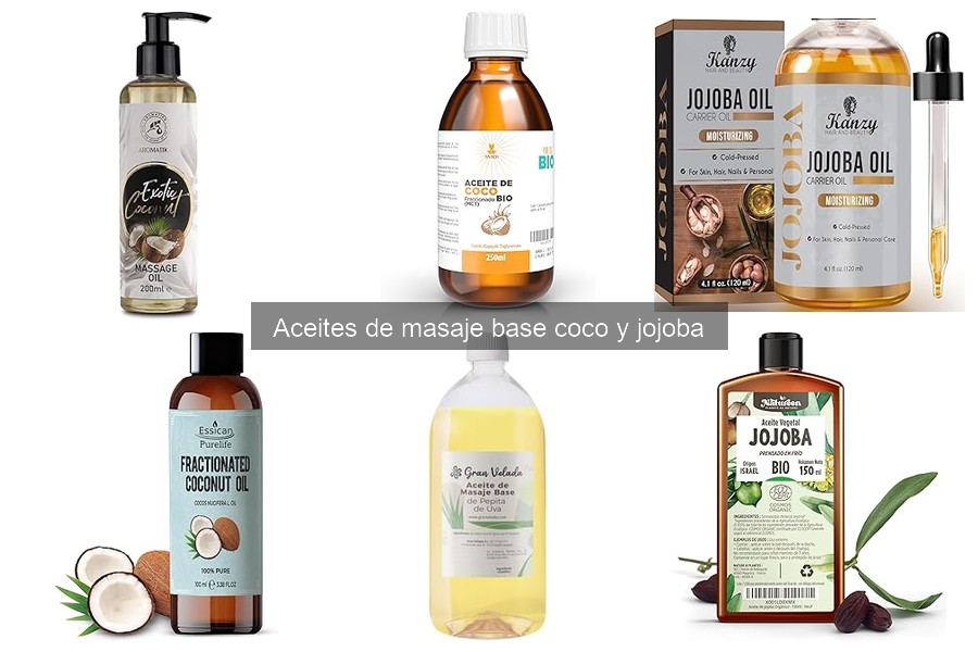 Opiniones sobre Aceites de Masaje de Coco y Jojoba