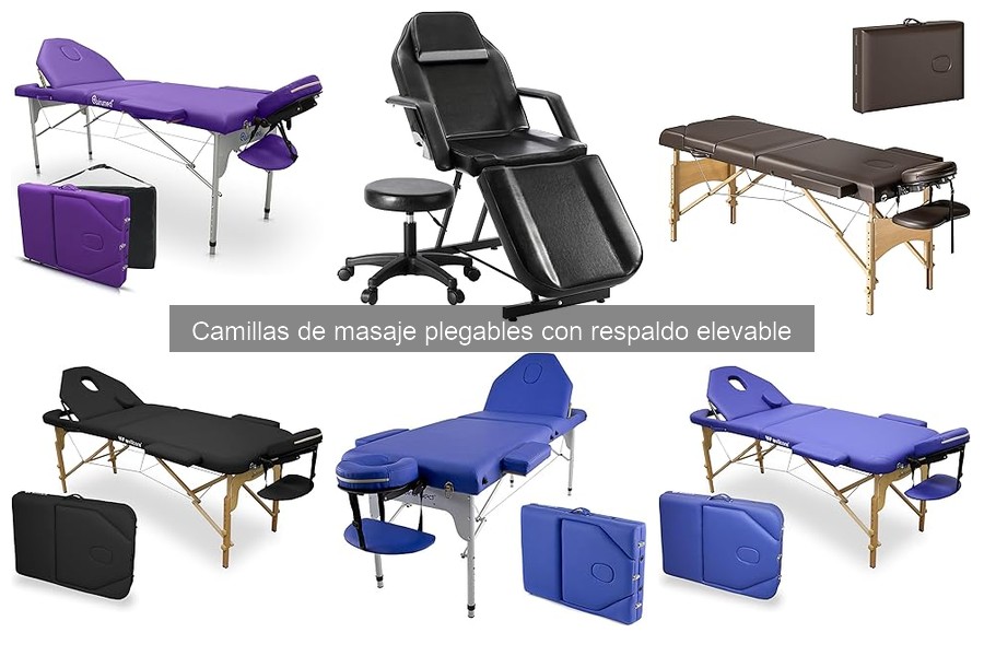 Opiniones sobre Camillas de Masaje Plegables con Respaldo Elevable