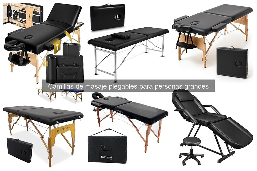 Opiniones sobre camillas de masaje plegables para personas grandes