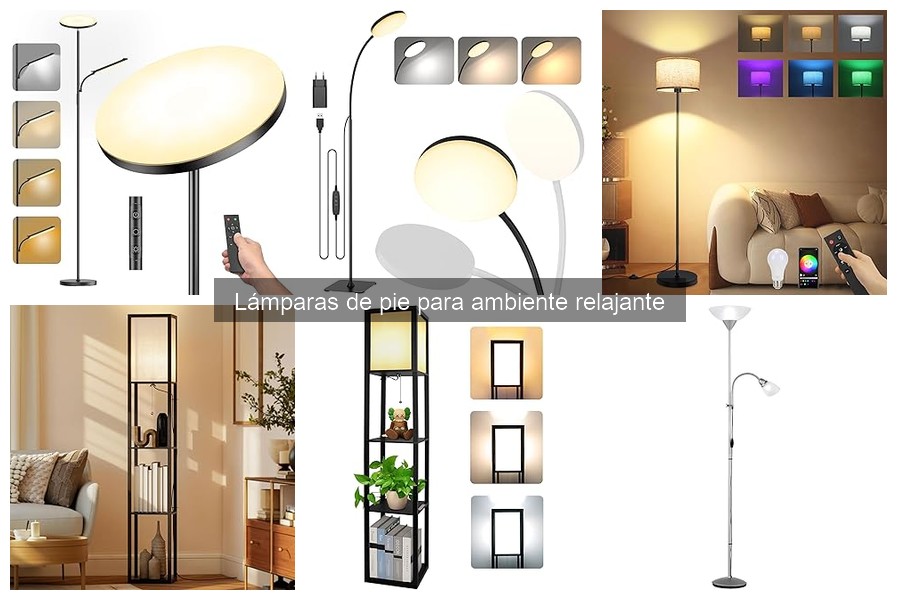 Opiniones sobre lámparas de pie para ambiente relajante