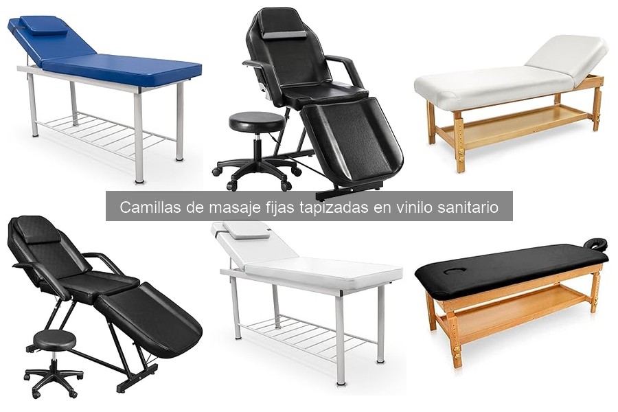 Precios de Camillas de Masaje Fijas en Vinilo Sanitario