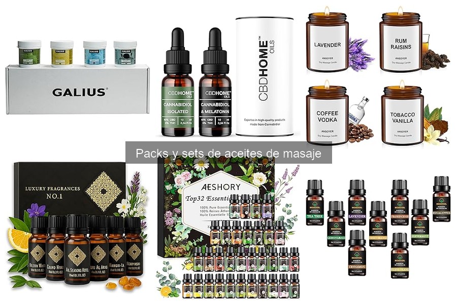 Preguntas Frecuentes sobre Packs de Aceites de Masaje