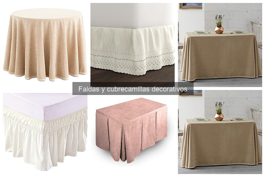 Problemas comunes con faldas y cubrecamillas decorativos