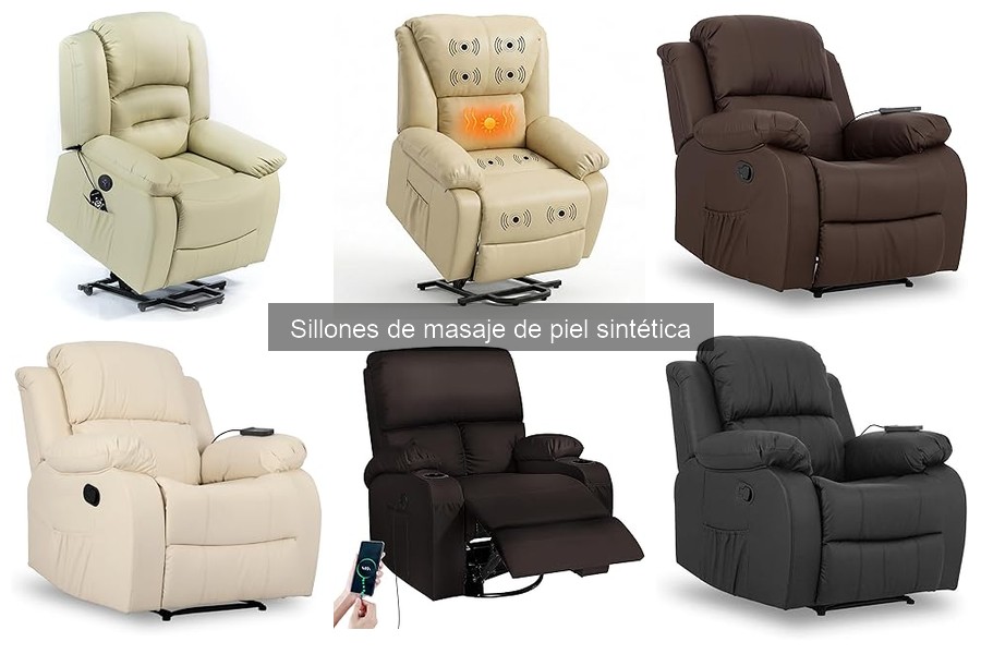 Problemas comunes en sillones de masaje de piel sintética