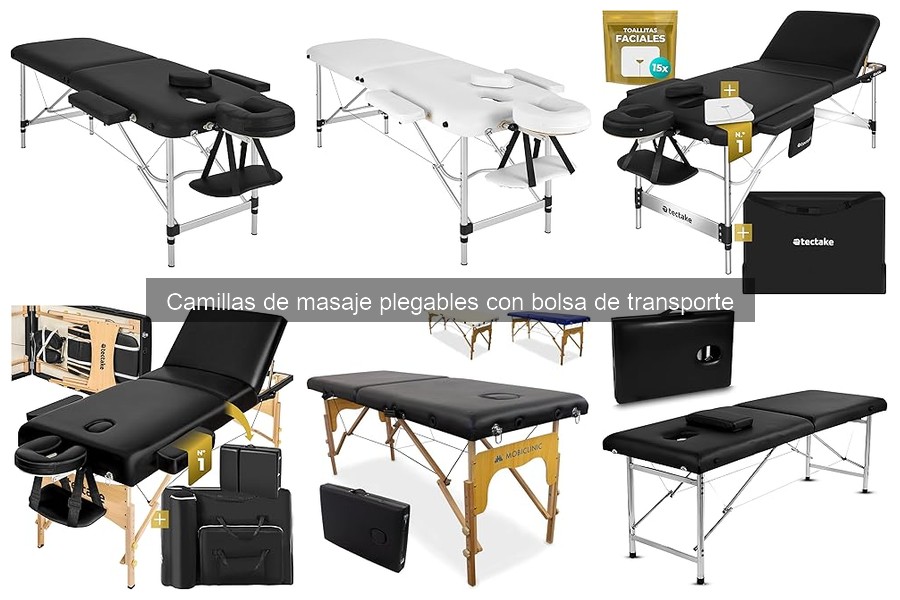 ¿Qué buscar en una camilla de masaje plegable?